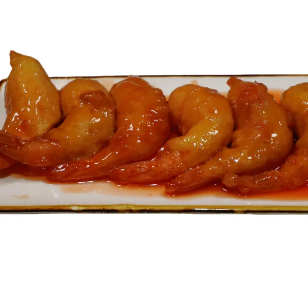 Gambas agridulces